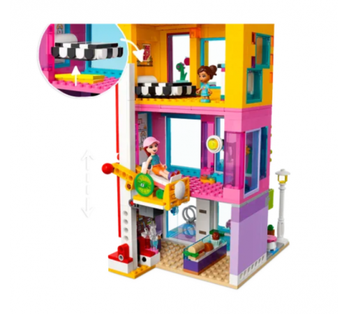 lego friends 41704 constructor "casa mare pe strada principală" (1682 el.)