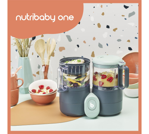 babymoov a001133 Многофункциональный кухонный комбайн 4 в 1 "nutribaby one" (зелёный)