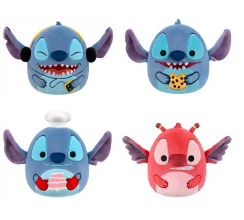  squishmallows sqdi1026 Мягкая игрушка "disney stitch" (25 см.) в асс.