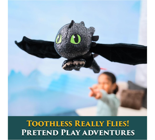 spin master 6072913 d jucărie moale "toothless" (30 cm)