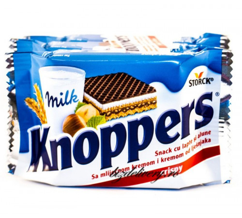 Knoppers Вафли "Молочно-Ореховые" (25 гр.) Детское питание в Молдове knoppers Вафли "Молочно-Ореховые" (25 гр.)