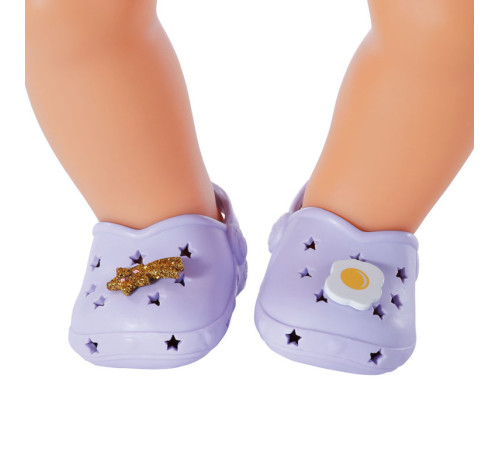 zapf creation 831809 pantofi pentru papusi baby born (43 cm) in sort.