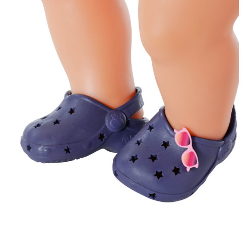 zapf creation 831809 pantofi pentru papusi baby born (43 cm) in sort.