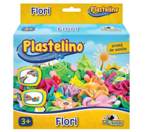  plastelino int5904 set de plastilină "flori"