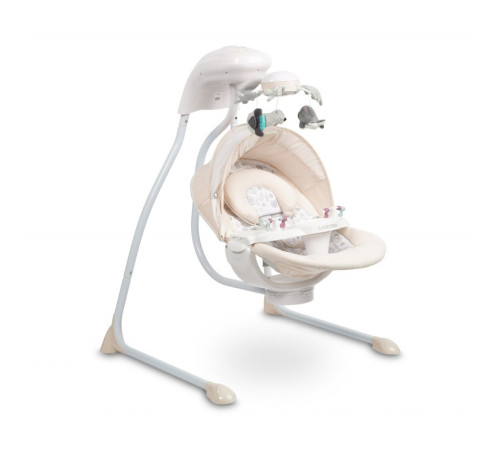 caretero 8095 Электронные качели "raffi" (до 12 кг.) бежевый