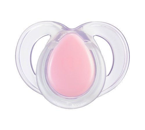 tommee tippee tt0493 Пустышка симметричная "night time" розовый (18-36 м.) 2 шт. 