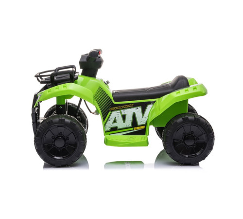 babymix 55718 atv electric quad verde