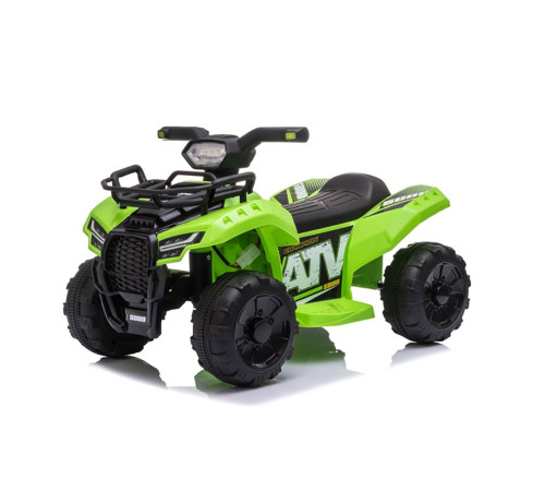 babymix 55718 atv electric quad verde