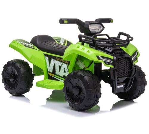 babymix 55718 atv electric quad verde