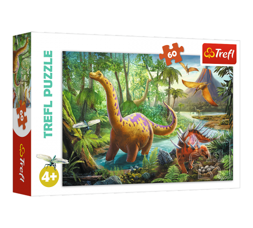  trefl 17319 puzzle "plimbarea dinozaurilor" (60 el.)