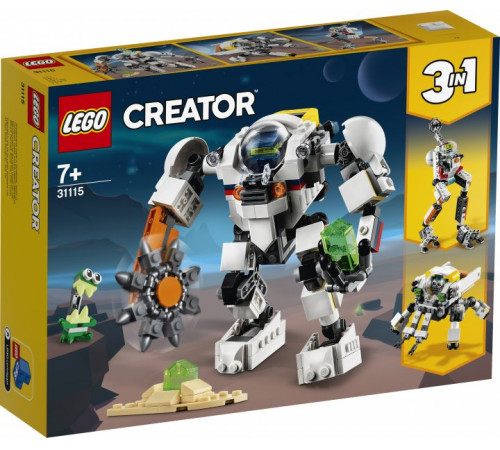  lego creator 31115 Конструктор "Космический робот для горных работ " (327 дет.)