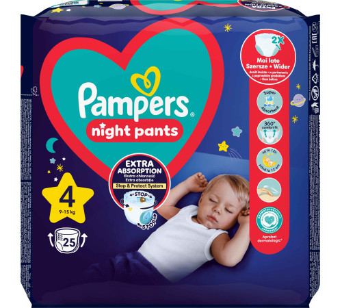 Pampers Pants Night 4 (9-15 кг.) 25 шт. pampers pants night 4 (9-15 кг.) 25 шт.