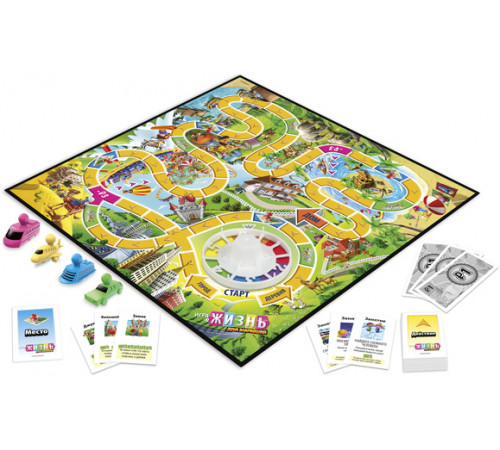 hasbro e6678 joc de masă "game of life" (ru)