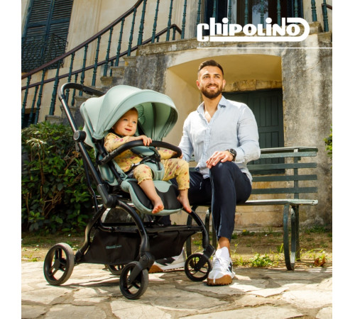 chipolino lkrv02502cl Коляска 360° "revolut" cloud grey