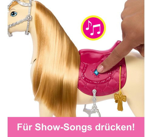 barbie hxj42 Интерактивная лошадка с аксессуарами