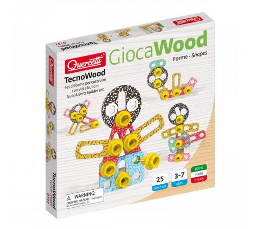 Jucării pentru Copii - Magazin Online de Jucării ieftine in Chisinau Baby-Boom in Moldova quercetti 732 constructor "tecno shapes basic" (25 el)