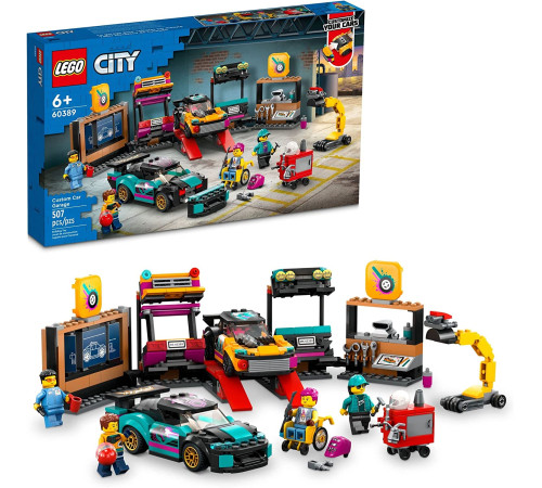 lego city 60389 Конструктор "Автомобильная мастерская" (507 дет.)