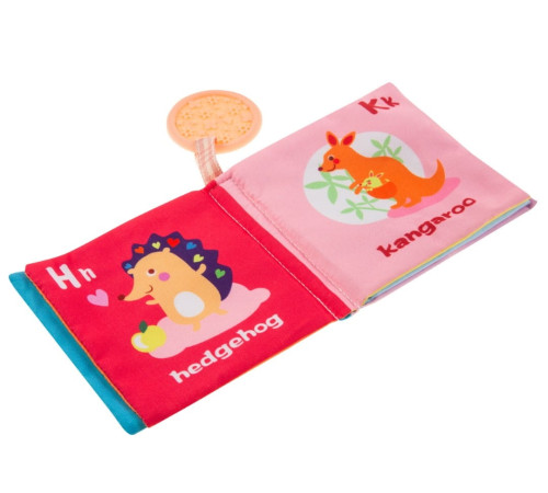 bocioland-1965 0953 Мягкая шуршащая книжка с пищалкой "Животные" bl095
