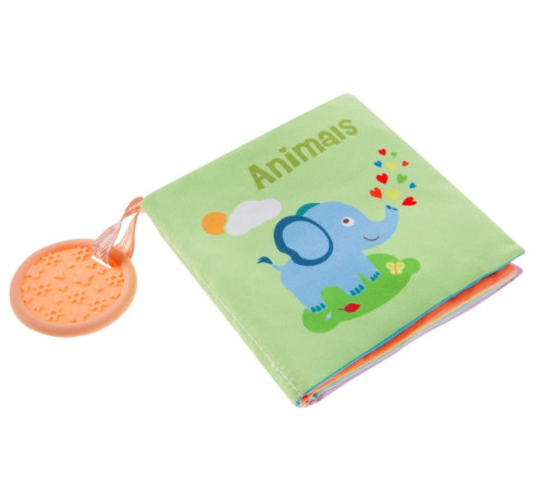  bocioland-1965 0953 Мягкая шуршащая книжка с пищалкой "Животные" bl095