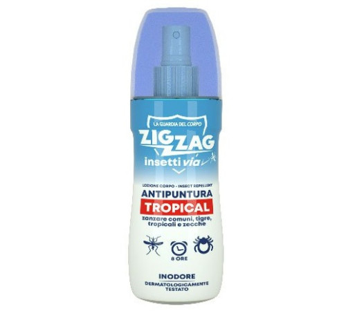  zig zag 35700 spray &icirc;mpotriva ț&acirc;nțarilor și căpușelor tropical fără miros (100 ml)