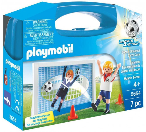 playmobil 5654 cnstructor "valiză de fotbal" (7 el.)