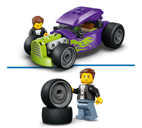 lego city 60485 constructor "hot rod" (81 el.)