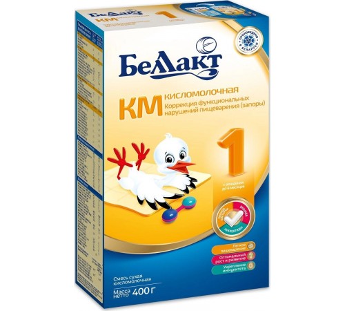 Детское питание в Молдове Беллакт Кисломолочный 1 (0-6 м.) 400 гр.