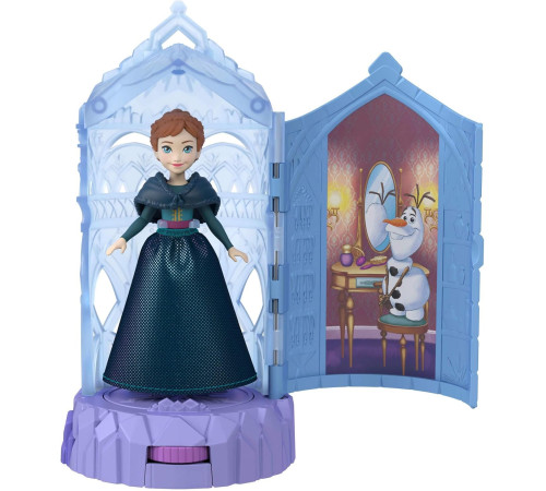 disney princess jcr90 set surpriză  cu mini păpușă "frozen: mysterious tower"