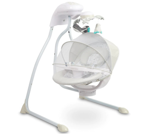  caretero-8093 balansoar electric "raffi premiumi" (< 12 kg) gri deschis