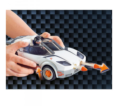 playmobil  9252 construcor "super agent r cu o mașină de curse"