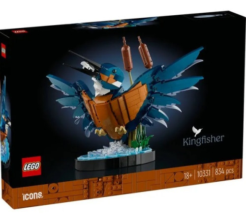  lego icons 10331 Конструктор "Птица-зимородок" (834 дет.)