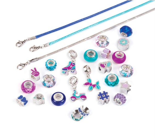 make it real 1721m set creativ "halo charms bracelets true blue"
