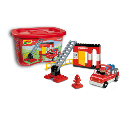 androni 8548-0000 constructor unicoplus "stația de pompieri" (40 el.)