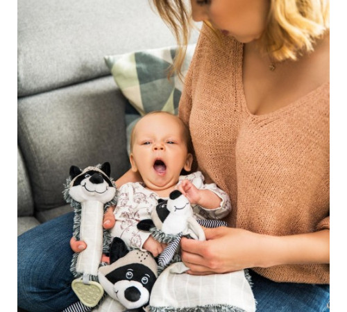 babyono-77 745 Мягкая игрушка "Енот Рокки"