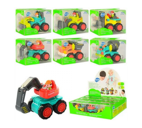 hola toys 3116b mașina "echipamente de construcții" în sort.