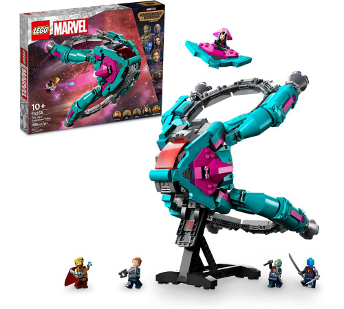 lego marvel 76255 constructor "noua navă a gardienilor" (1108 el.)