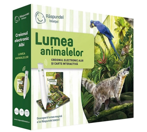  raspundel istetel 69366 set interactiv "lumea animelelor" (include carte si creion electronic)