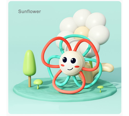 hola toys 318b-5 Погремушка "Цветок"