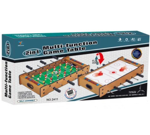 op 201436460 joc de societate 2 în 1 "air hockey și fotbal"