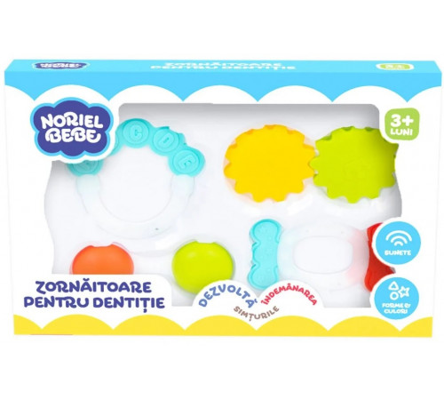  noriel int6238 set zornaitoare pentru dentitie (4 buc.)