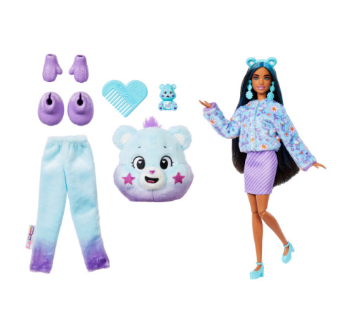barbie jfv61 Кукла-сюрприз "cutie reveal: Мишка Мечтатель"