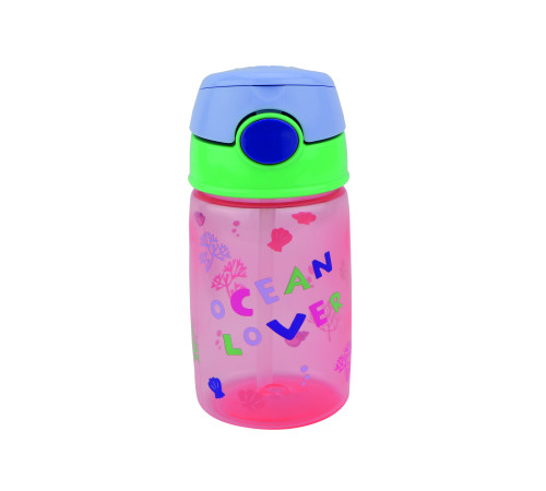 nuby nv04043 Поильник "ocean & sports lover cup" 360 мл.  (от 4 лет) в асс.