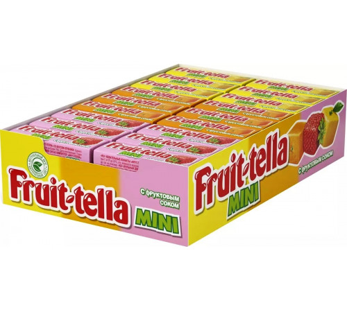  fruittella Жевательная конфета "Мини" (11 гр.) в асс.