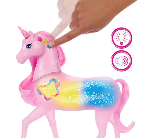 barbie jcp78 figurină "unicorn: magia culorilor și sunetelor"r