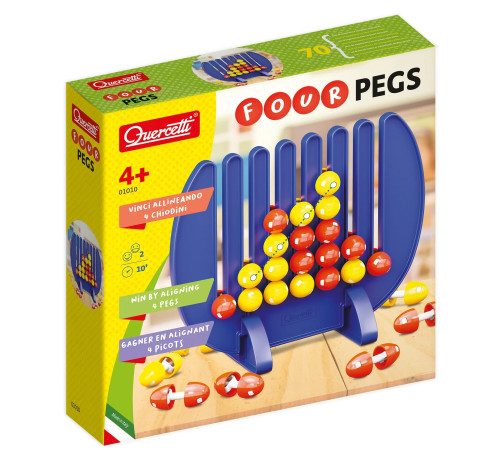 Jucării pentru Copii - Magazin Online de Jucării ieftine in Chisinau Baby-Boom in Moldova quercetti 1010 joc "four pegs"