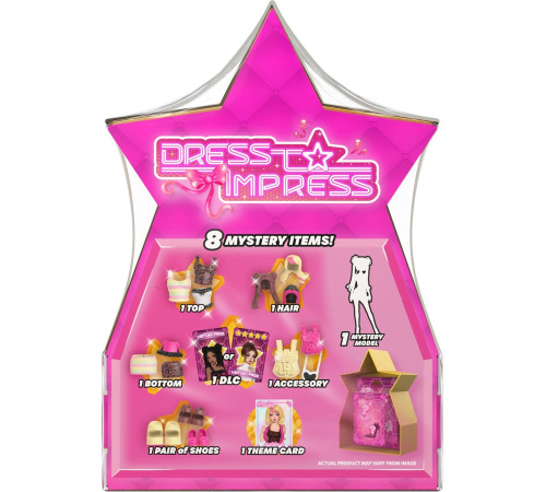 phatmojo mf4100 păpușă-surpriză de colecție dress to impress: mystery models (w1)