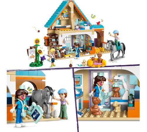 lego friends 42651 Конструктор "Ветклиника для домашних животных" (428 дет.)