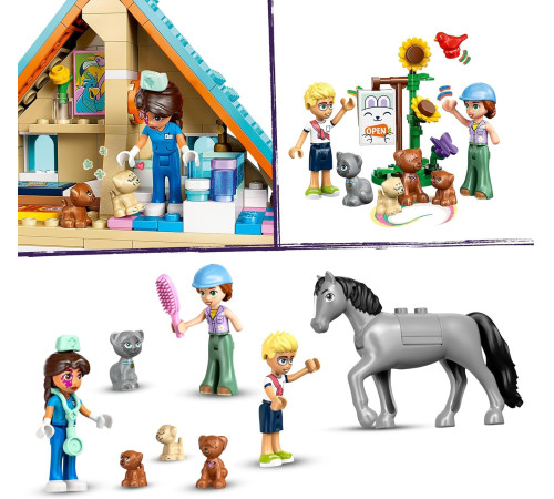 lego friends 42651 Конструктор "Ветклиника для домашних животных" (428 дет.)