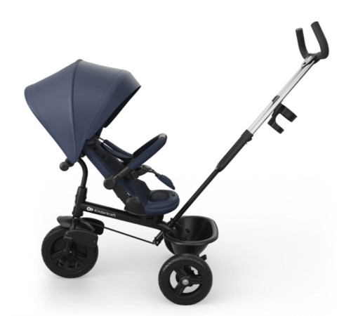 kinderkraft Детский трицикл aston 2 plus (синий)