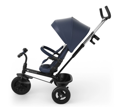 kinderkraft Детский трицикл aston 2 plus (синий)